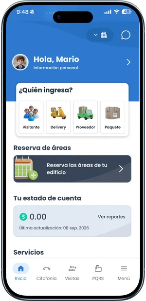 App de Munily para residentes