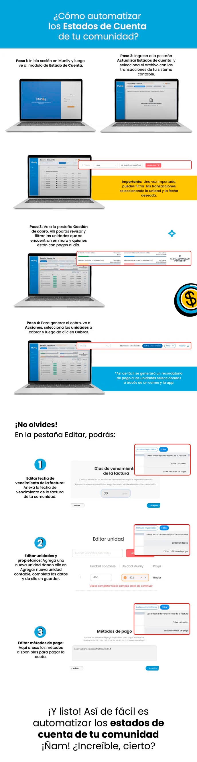 Automatizar los Estados de cuenta de tu comunidad